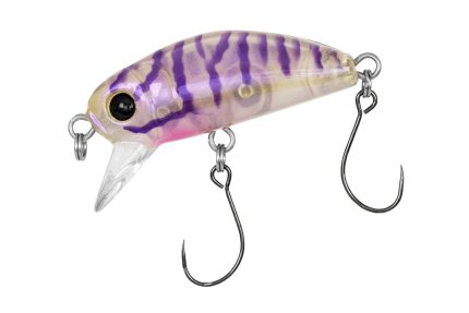 UL S Minnow wobbler 35 mm 2-3 g lila süllyedő