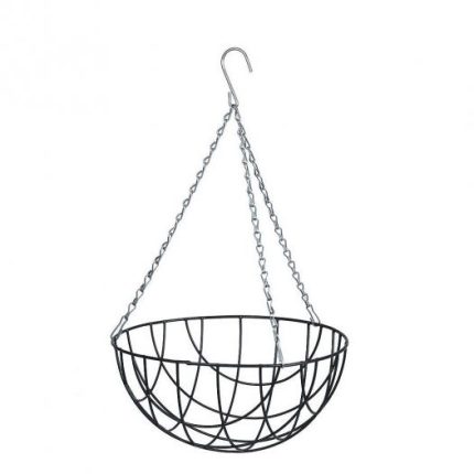 Virágtartó kosár függő kerek 25 cm