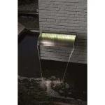 Vízeséselem Nevada 60cm-rozsdamentes acél-mélység 33cm LED világítással