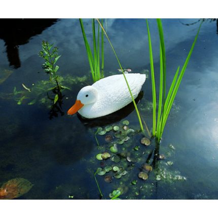 Állatfigura fehér kacsa